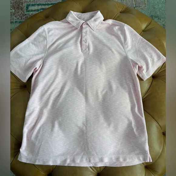 Men’s pink polo shirt - Picture 1 of 4